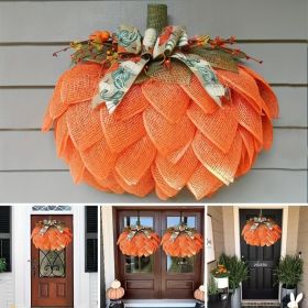 1pc Halloween Thanksgiving Pumpkin Cloth Flower