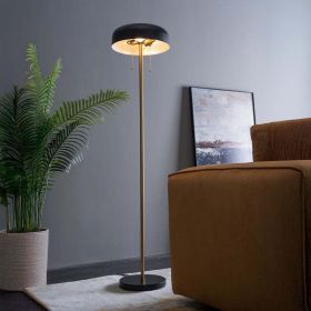 Modern Floor Lamp for Living Room Vesper Floor lamp with Black outer and White inner 110-120V Tall Corner Lamp for Bedroom & Office Lighting