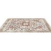Large Area Rug 9 x 12 ft Anti-Skid Tear-Resistant Floor Mat Vintage Brown Red