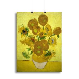 Another vase of sunflowers Canvas Print or Poster (Type: Poster Print, size: 12" x 8" / 30cm x 20cm (approx))