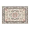 1PC Bohemian Vintage Watercolor Doormat - Non-Slip Soft Rug, Stain-Resistant Washable Mat for Entryway, Kitchen, Living Room, Laundry & Bathroom