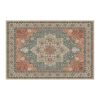 1PC Bohemian Vintage Watercolor Doormat - Non-Slip Soft Rug, Stain-Resistant Washable Mat for Entryway, Kitchen, Living Room, Laundry & Bathroom
