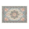 1PC Bohemian Vintage Watercolor Doormat - Non-Slip Soft Rug, Stain-Resistant Washable Mat for Entryway, Kitchen, Living Room, Laundry & Bathroom