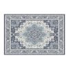 1PC Bohemian Vintage Watercolor Doormat - Non-Slip Soft Rug, Stain-Resistant Washable Mat for Entryway, Kitchen, Living Room, Laundry & Bathroom