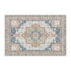 1PC Bohemian Vintage Watercolor Doormat - Non-Slip Soft Rug, Stain-Resistant Washable Mat for Entryway, Kitchen, Living Room, Laundry & Bathroom