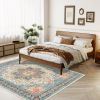 1PC Bohemian Vintage Watercolor Doormat - Non-Slip Soft Rug, Stain-Resistant Washable Mat for Entryway, Kitchen, Living Room, Laundry & Bathroom